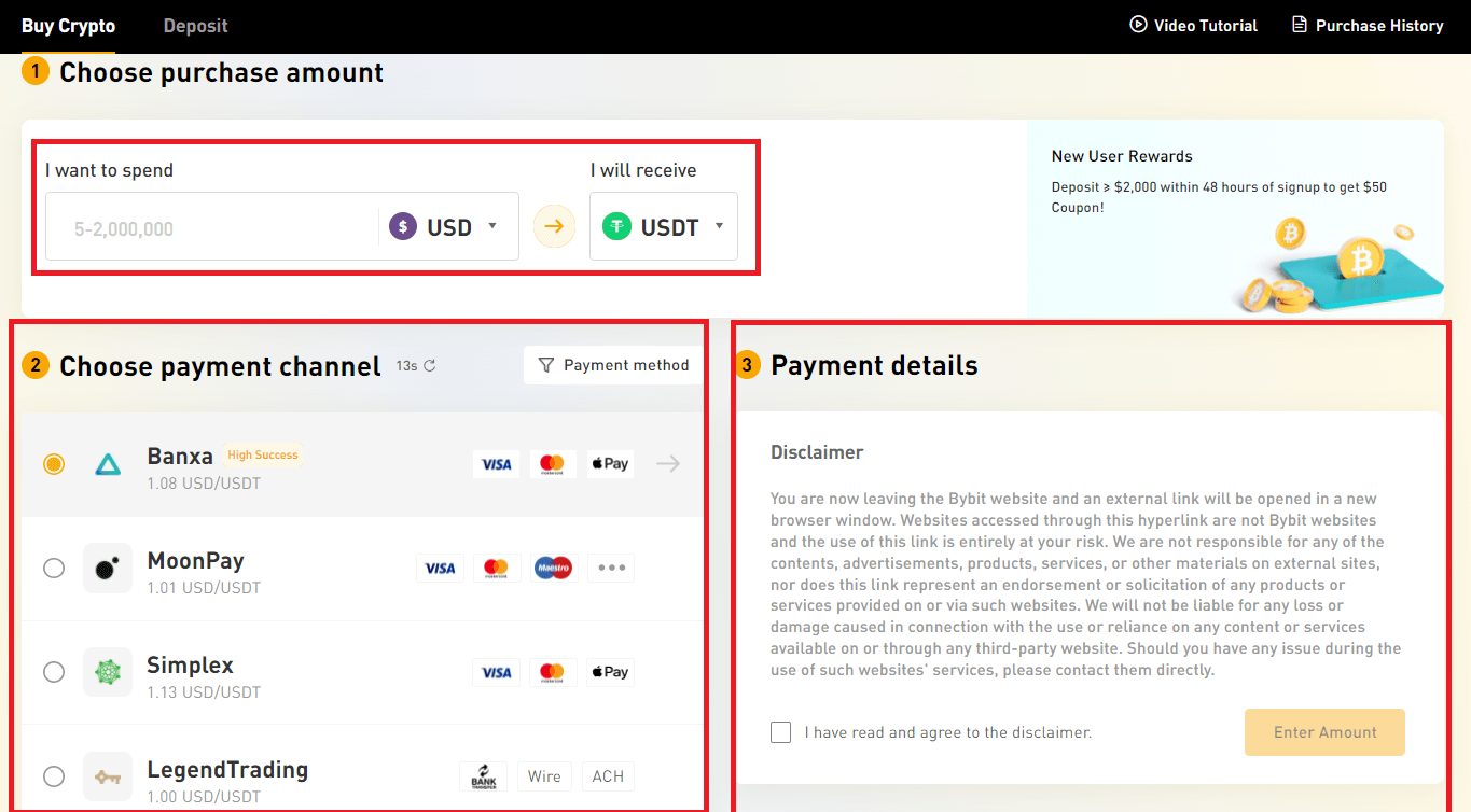 Comment déposer sur Bybit Comment déposer sur Bybit
